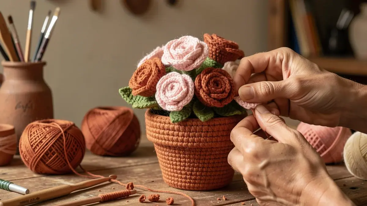 Vaso de Flor Amigurumi: Como Fazer Passo a Passo Vaso de Flor Amigurumi: Como Fazer Passo a Passo