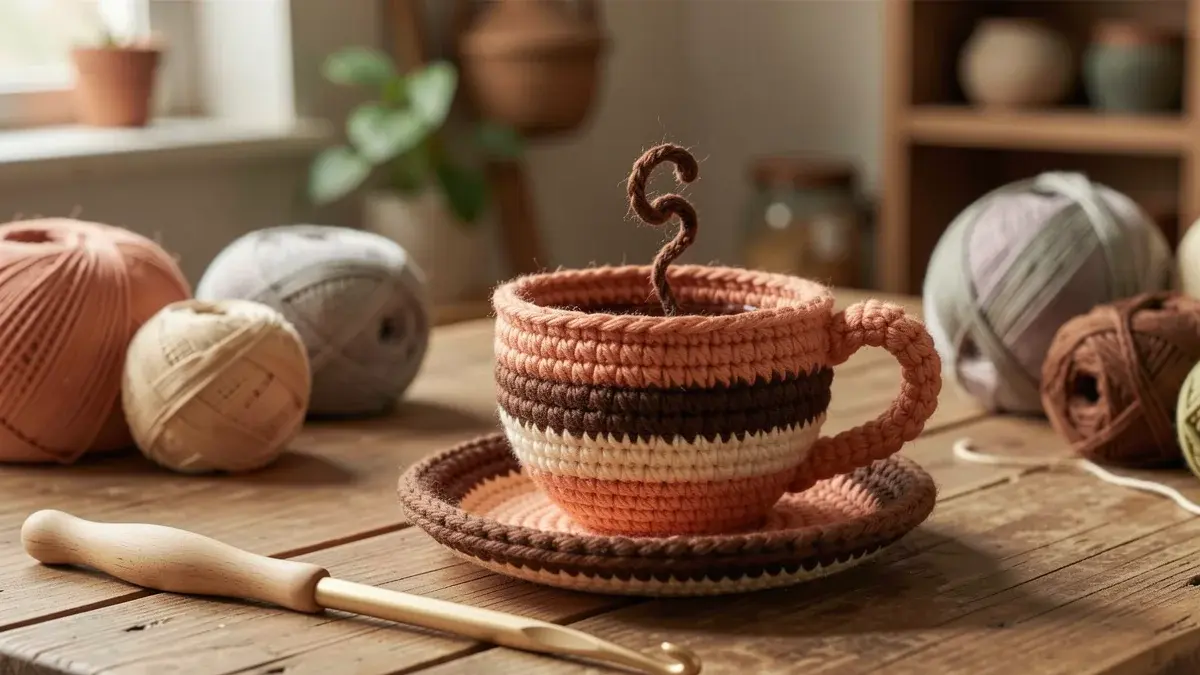 Xícara Amigurumi Passo a Passo: Faça um Café de Crochê Fofo em Poucas Horas Xícara Amigurumi Passo a Passo: Faça um Café de Crochê Fofo em Poucas Horas