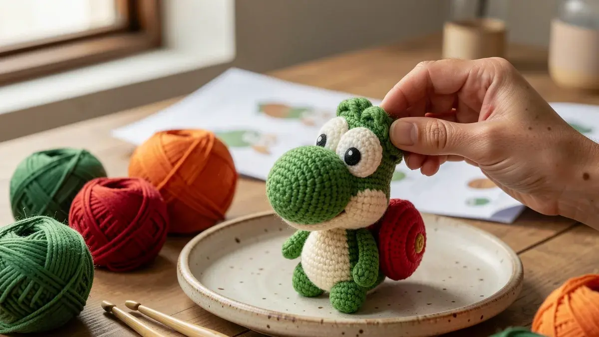 Yoshi amigurumi: receita passo a passo para fazer em casa Yoshi amigurumi: receita passo a passo para fazer em casa